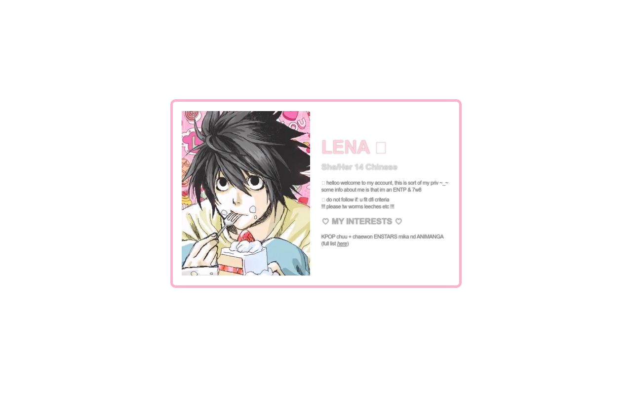Carrd profile picture for @vanita